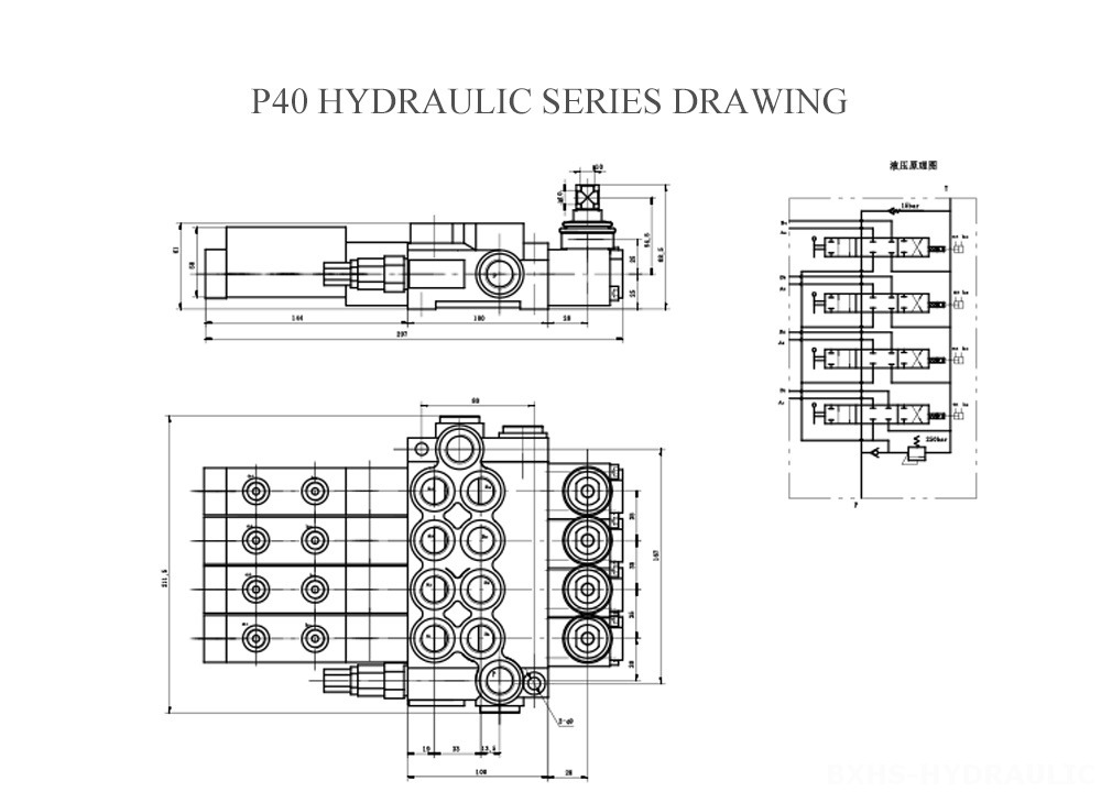 P40-Hydraulic-Series-Drawing