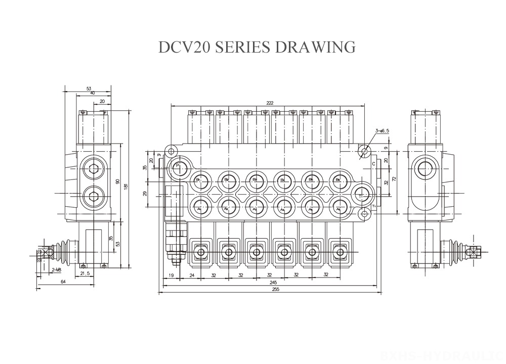 DCV20-Manual Series-Drawing