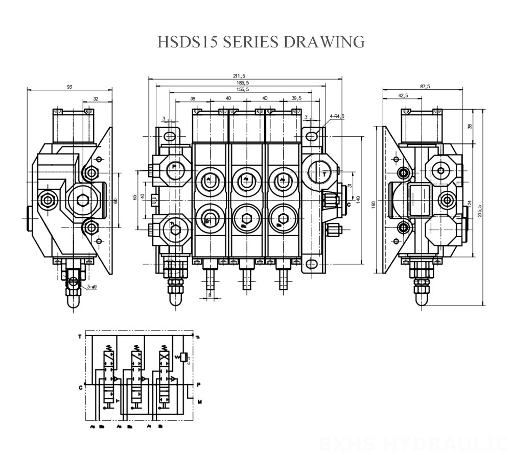 Чертеж серии HSDS15