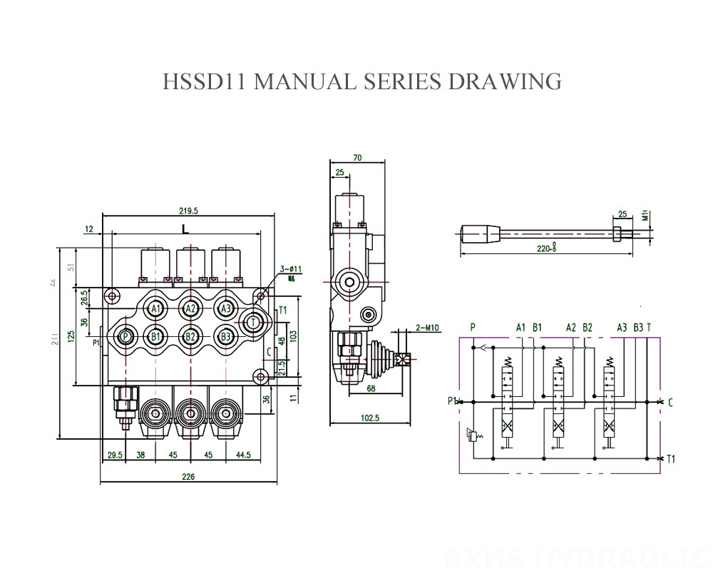 HSSD11 Serie Manual Dibujo