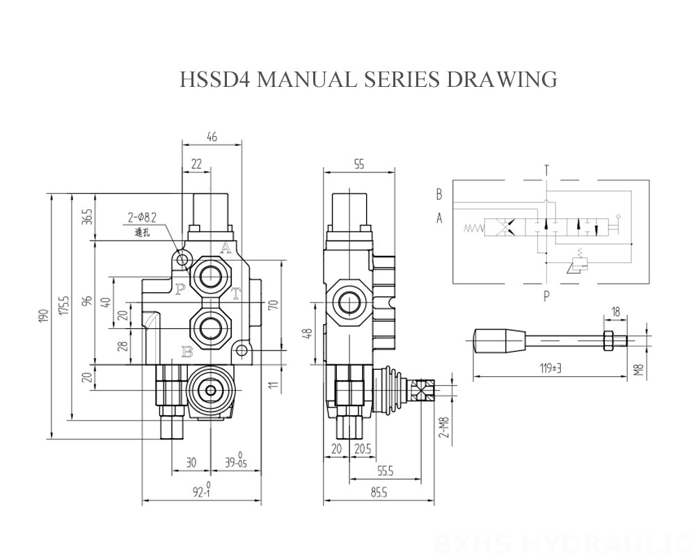 HSSD4 Manual Series Drawing