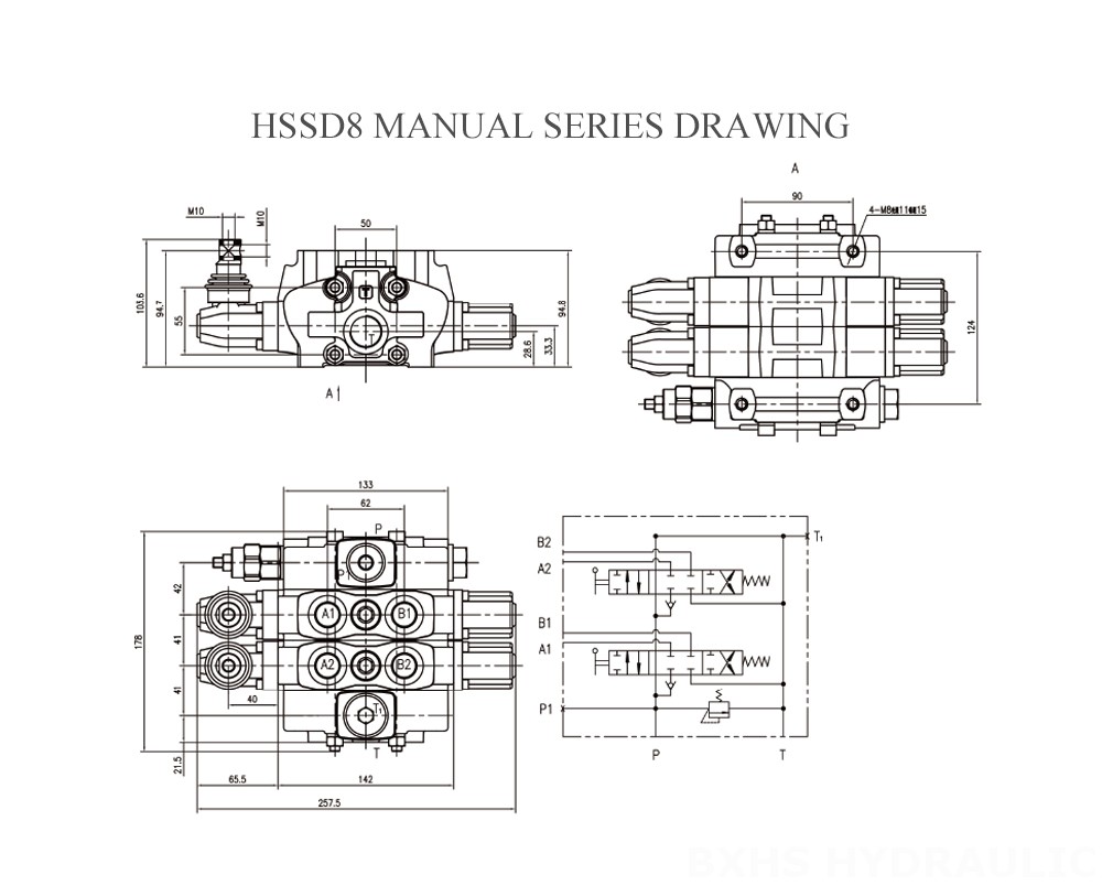 HSSD8 Manual Series Drawing