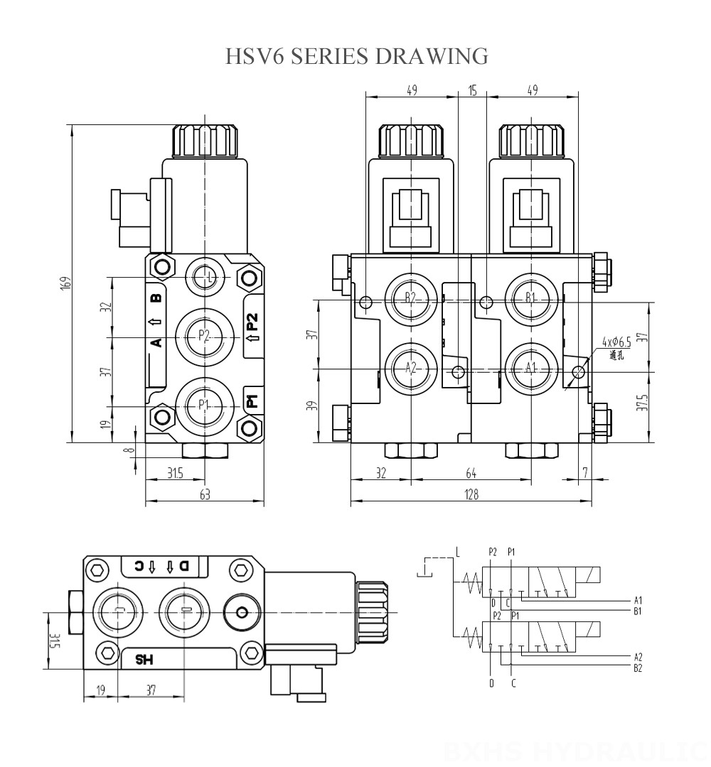 HSV6 Series Drawing