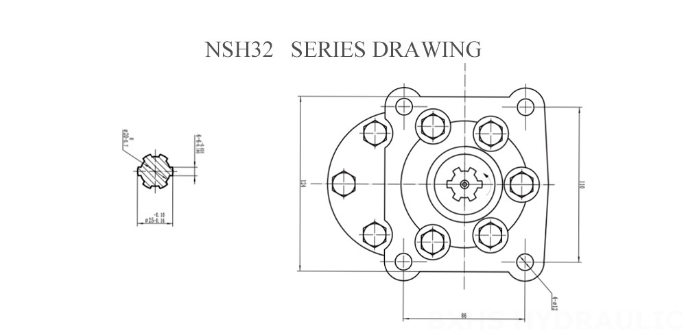 Dibujo de la serie NSH32-1