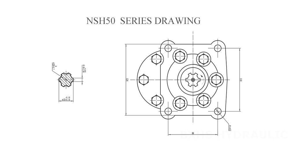 Dibujo de la serie NSH50-1