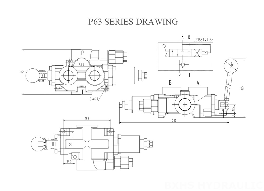 Dibujo de la serie P63