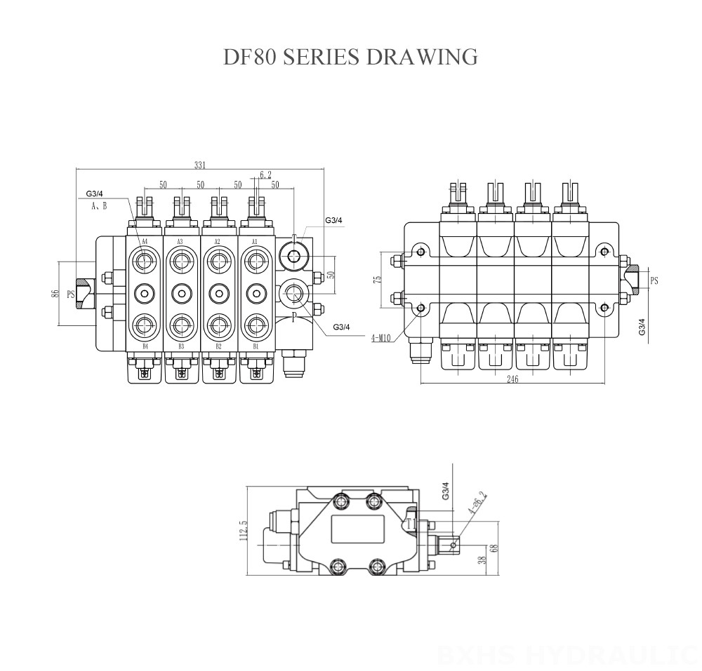 Dibujo de la serie DF80