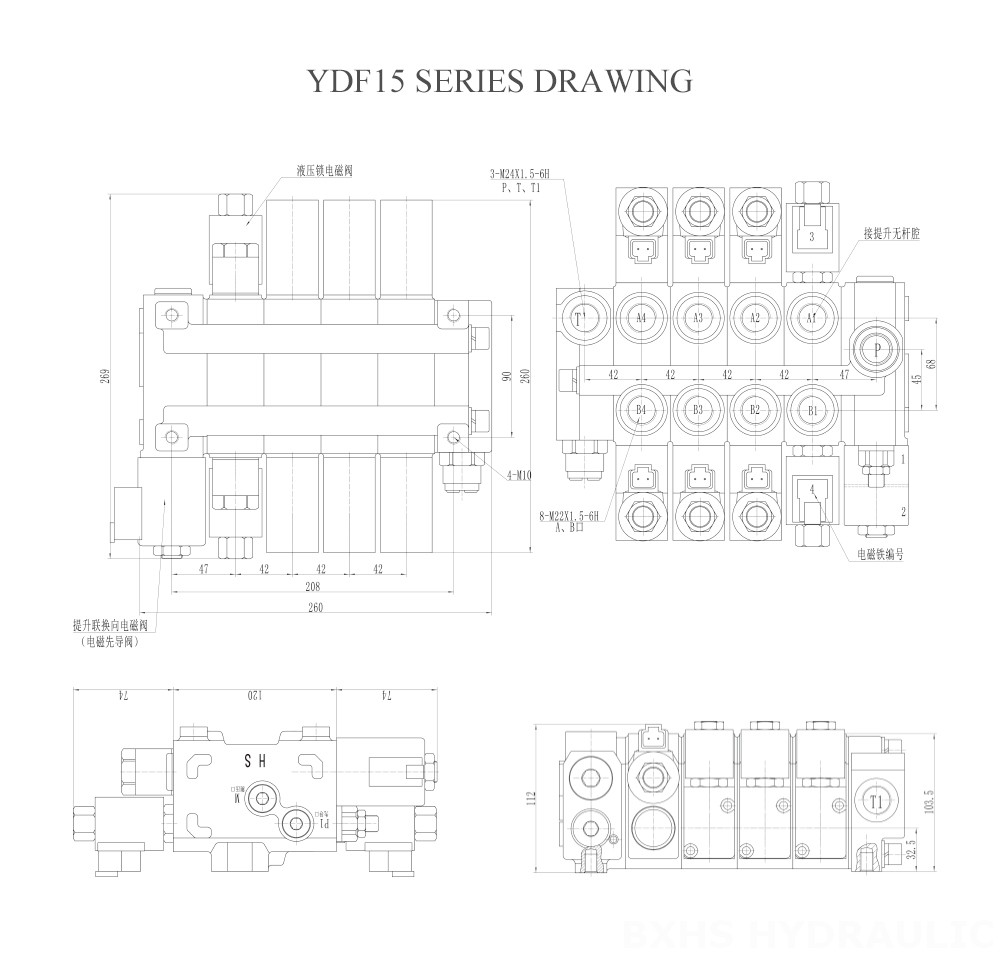 YDF15 Series Drawing