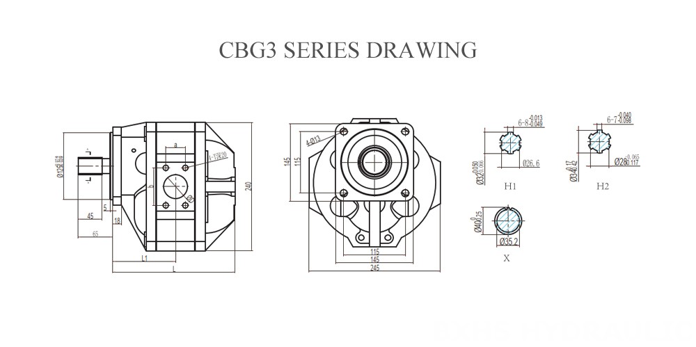 CBG3 系列图纸