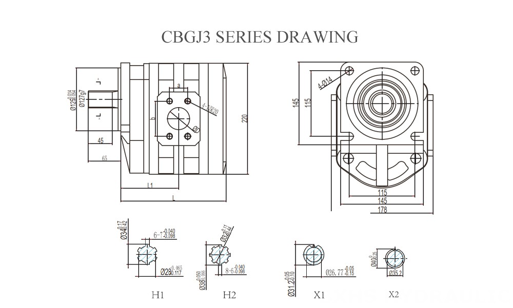 CBGJ3 Series Drawing