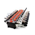 DCV58 Solenoid 9 Spool Sectional Directional Control Valve 2