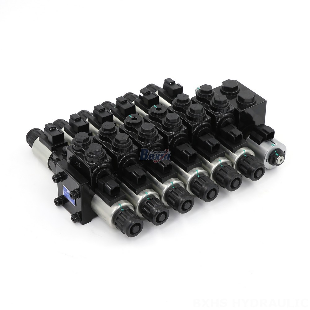 13.2 GPM 6-Spool Solenoid Valve HDCF50:  Manufacturer, Supplier & Distributor of Hydraulic Valves
