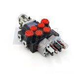 10.5 GPM 2 Spool Joystick Directional Valve with P40 Micro Switch –  Global Hydraulics Manufacturer & Supplier 1