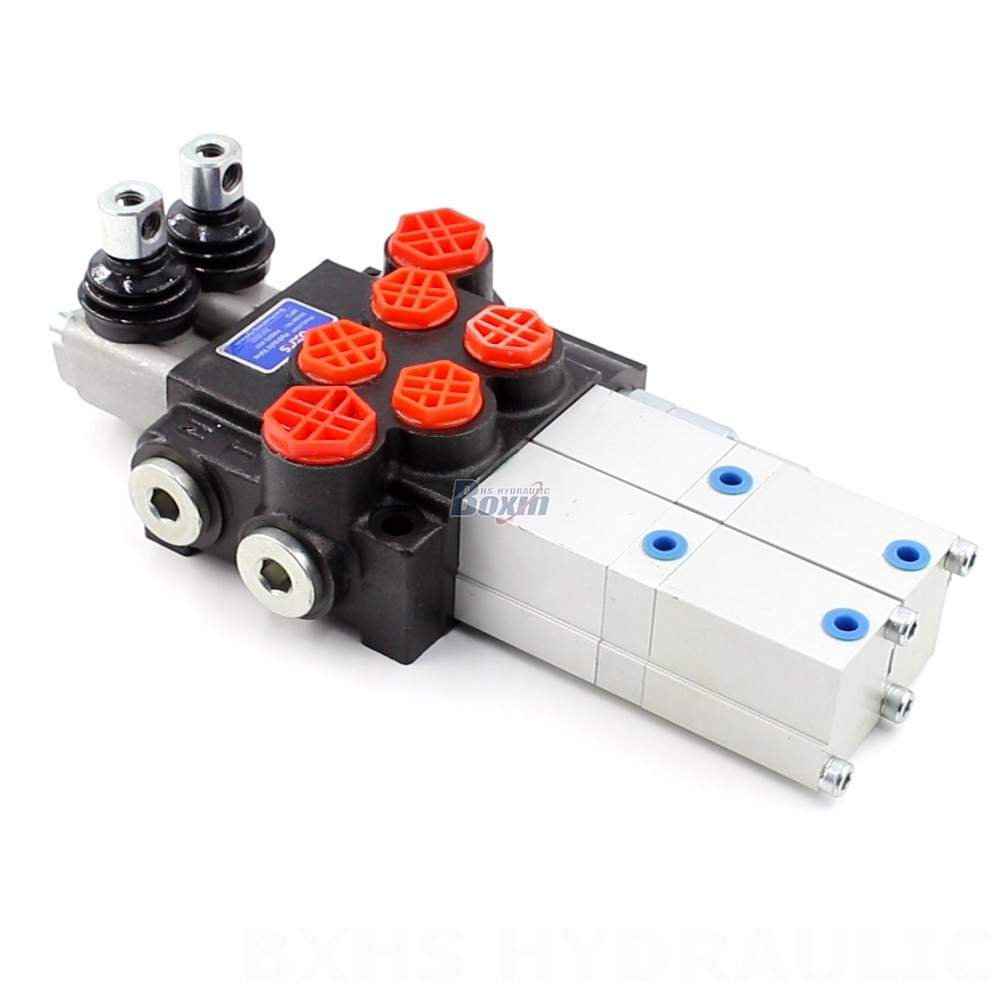 Monoblock Directional Valve 10.5 GPM 2 Spool Pneumatic P40: 制造, OEM, 自有品牌, 定制与批发