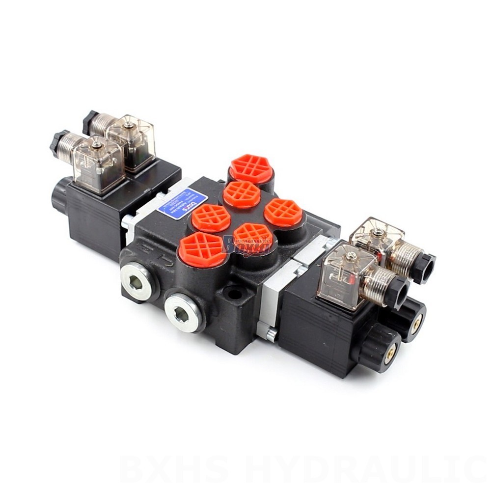 Monoblock Directional Valve 10.5 GPM 2 Spool Solenoid P40: 制造, OEM, 自有品牌, 定制, 批发