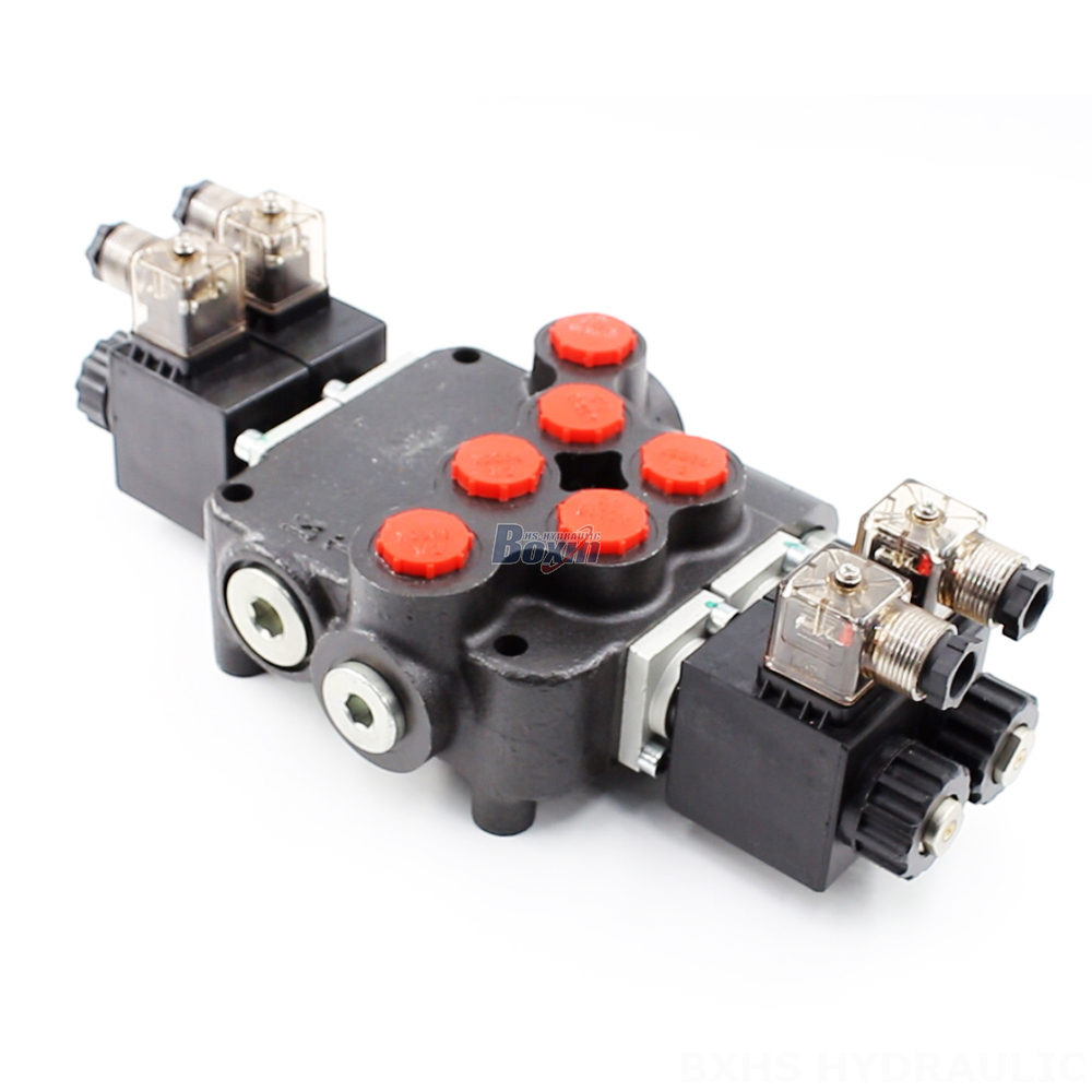 批发液压单体换向阀: 21.2 GPM, 2 Spool Solenoid, P80 - 经销商和分销商欢迎您