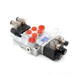 10.5 GPM 2 Spool Solenoid Directional Valve (P40-DKL) – Global Hydraulics Manufacturer & Distributor 1