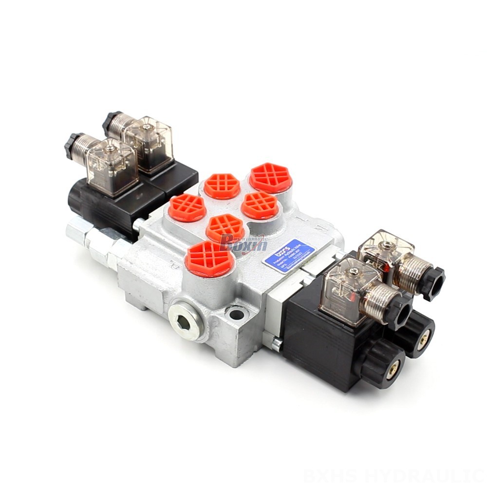 10.5 GPM 2 Spool Solenoid Directional Valve (P40-DKL) – Global Hydraulics Manufacturer & Distributor