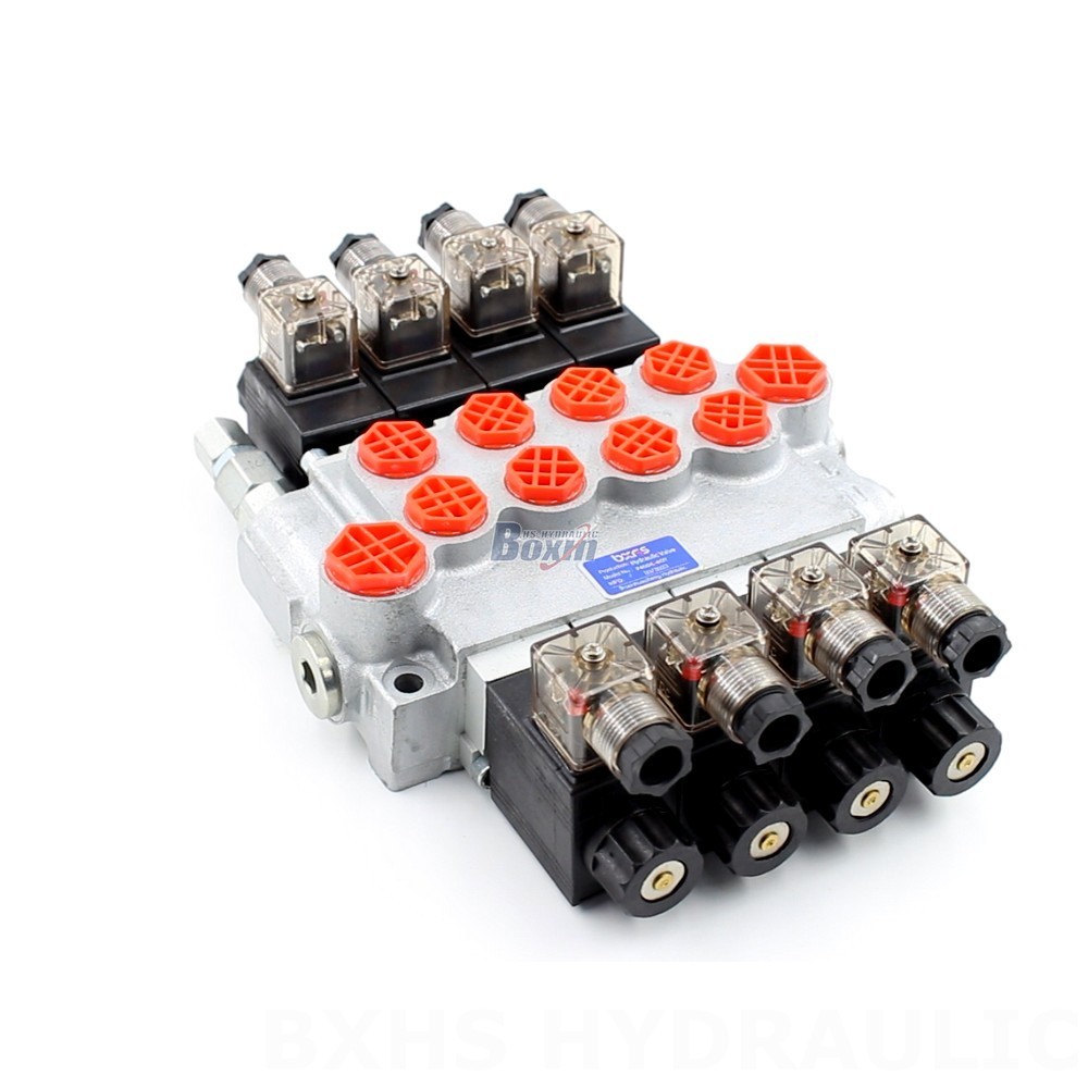 Monoblock Directional Valve 10.5 GPM 4 Spool Solenoid P40-DKL – Manufacturing, OEM, Private Label, Custom & Wholesale
