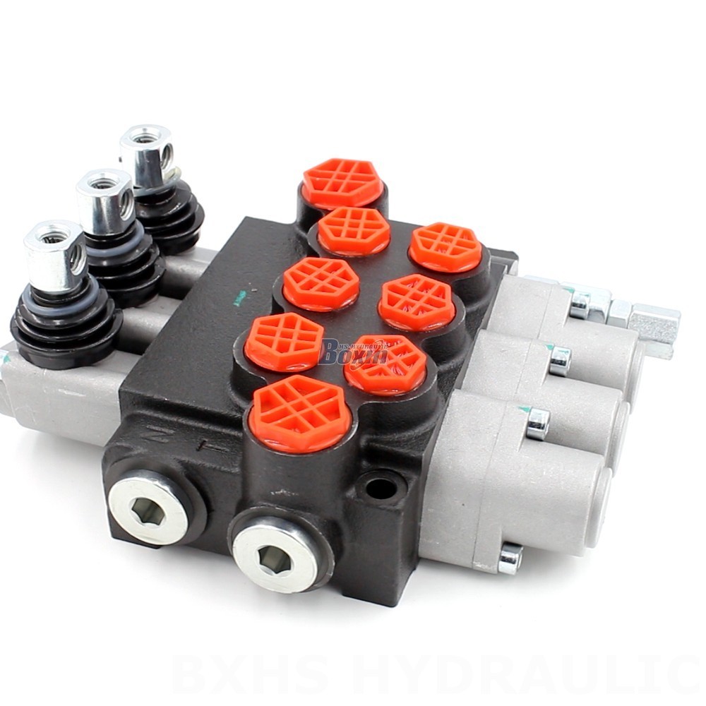 Monoblock Directional Valve 10.5 GPM 3 Spool Manual P40-G12-G38-3OT – Manufacturing, OEM, Private Label, Custom & Wholesale
