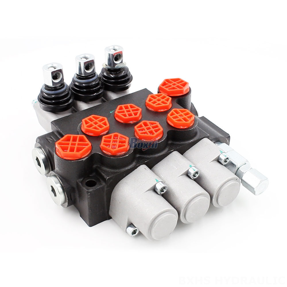 10.5 GPM 3-Spool Manual Directional Valve (P40-G12-G38-3OT) – Global Supplier for Manufacturing, OEM & Distribution