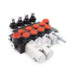 10.5 GPM 4-Spool Manual Directional Valve (P40-G12-G38) – Manufacturing, Distribution & Customization Available 1