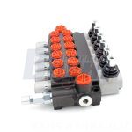 Monoblock Directional Valve 10.5 GPM 6 Spool Manual P40-G12-G38 – Manufacturing, OEM, Private Label, Custom & Wholesale 6