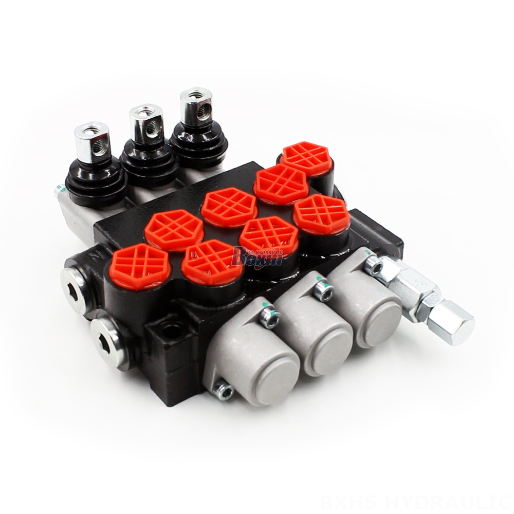 10.5 GPM 3-Spool Válvula direccional manual (P40-G12) - Global Supplier, Fabricación, Mayoristas y Distribución