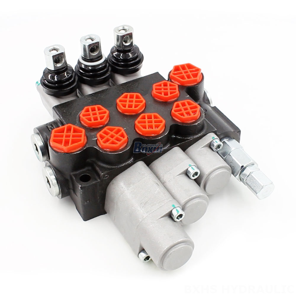 10.5 GPM 3-Spool Manual Directional Valve (P40-G12-G38-OT-QTW-QTW1) –  Global Supplier & Distributor