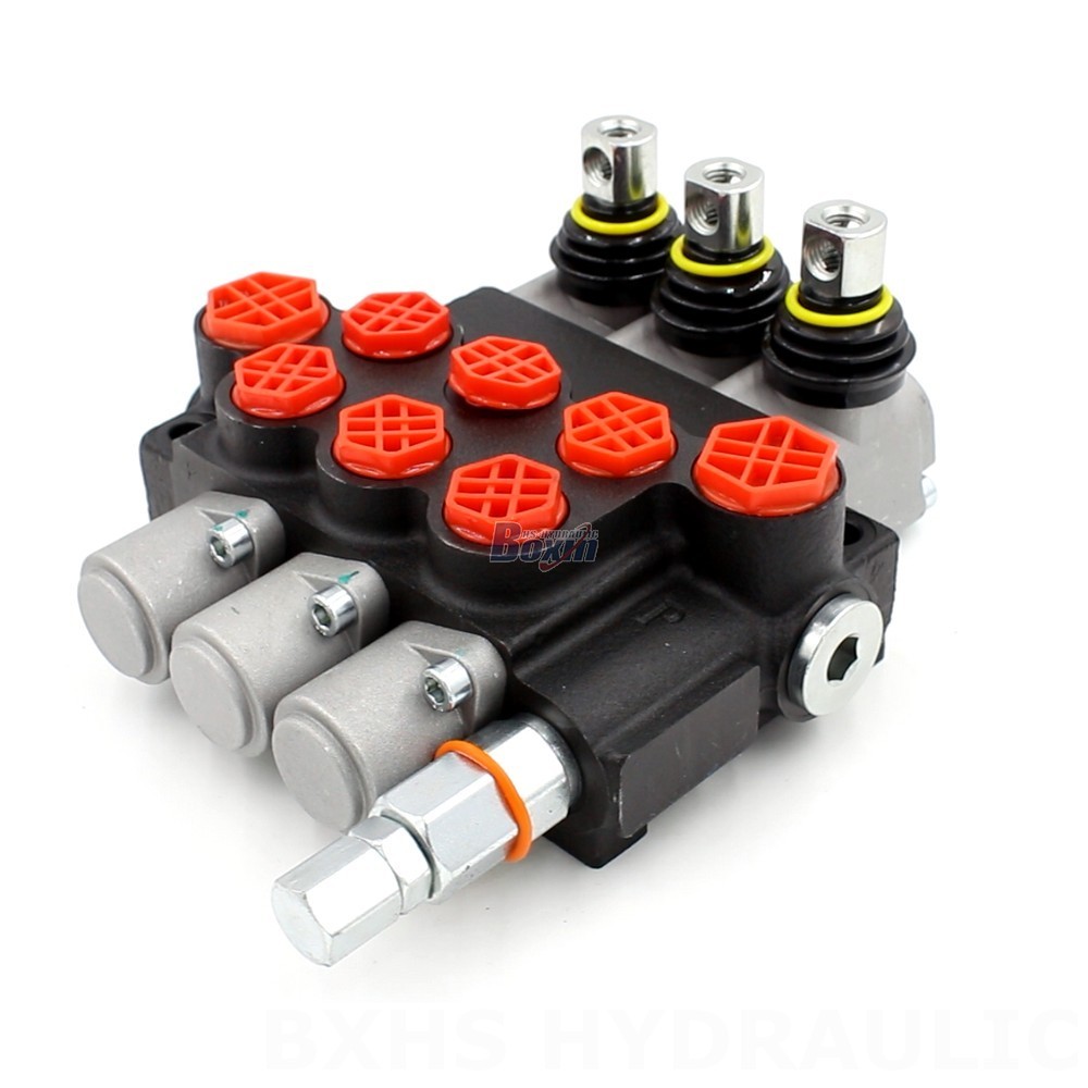 Monoblock Directional Valve 10.5 GPM 3 Spool Manual P40-G12-G38-OW – Manufacturing, OEM, Private Label, Custom & Wholesale