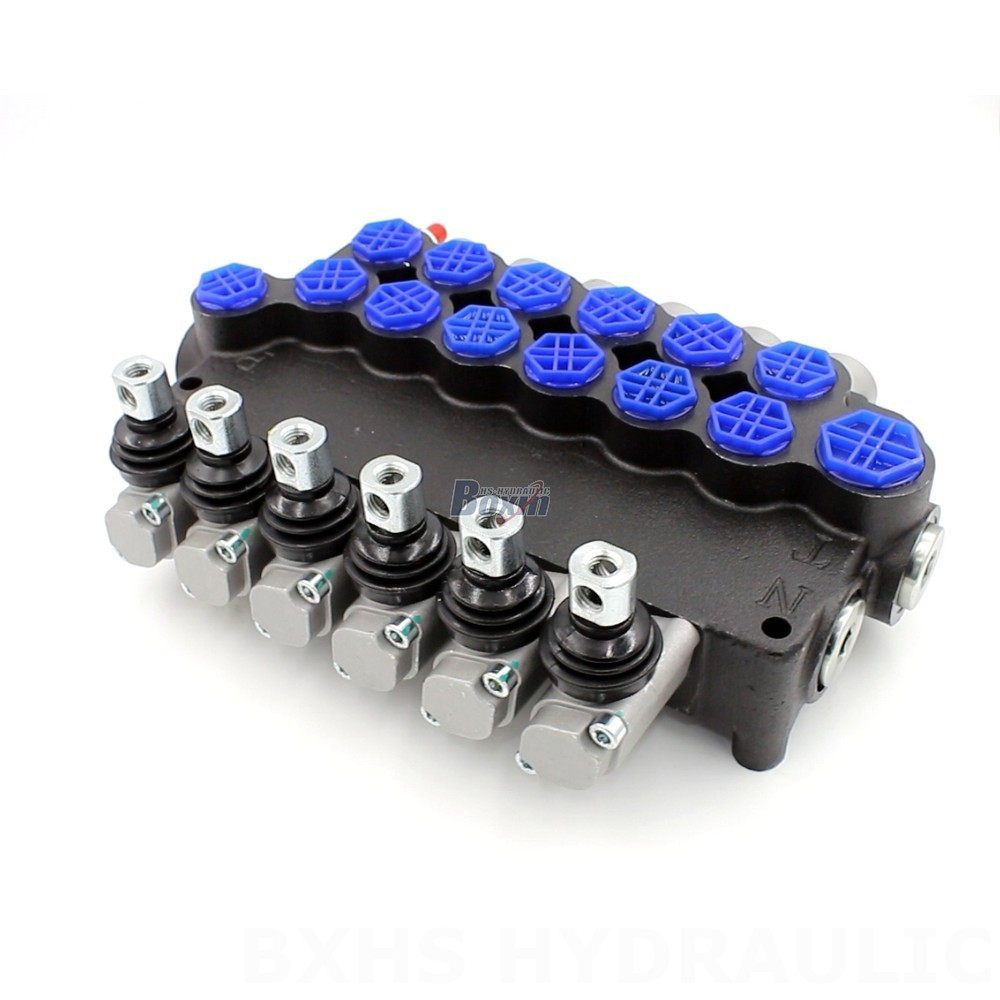 单块换向阀 21.2 GPM 6 Spool Manual P80-AQF-G12-G34-OT - 制造商，OEM，ODM，批发和分销