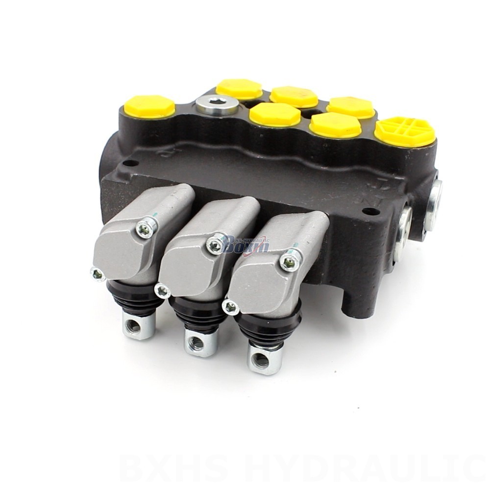 单体换向阀 21.2 GPM 3 Spool Manual P80-G12-G34-AT-2OT - 制造, OEM, 自有品牌, 定制及批发