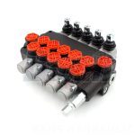 BXHS Hydraulic Valves: 21.2 GPM 5-Spool Manual Monoblock Directional Valve (P80-G34-5OT) – Global Supplier 4