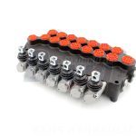 BXHS Hydraulic Valve: 21.2 GPM 7-Spool Manual Monoblock Directional Valve (P80-G34-7OT) – Global Distribution 2