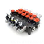 Monoblock Directional Valve 21.2 GPM 5 Spool Manual P80-G34-G12-2OT-YW-2OT – Manufacturer, OEM, Private Label & Custom Hydraulic Valves 1