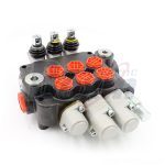 BXHS Hydraulic Valves: 21.2 GPM 3-Spool Manual Monoblock Directional Valve (P80-G34-G12) – Global Supplier 1