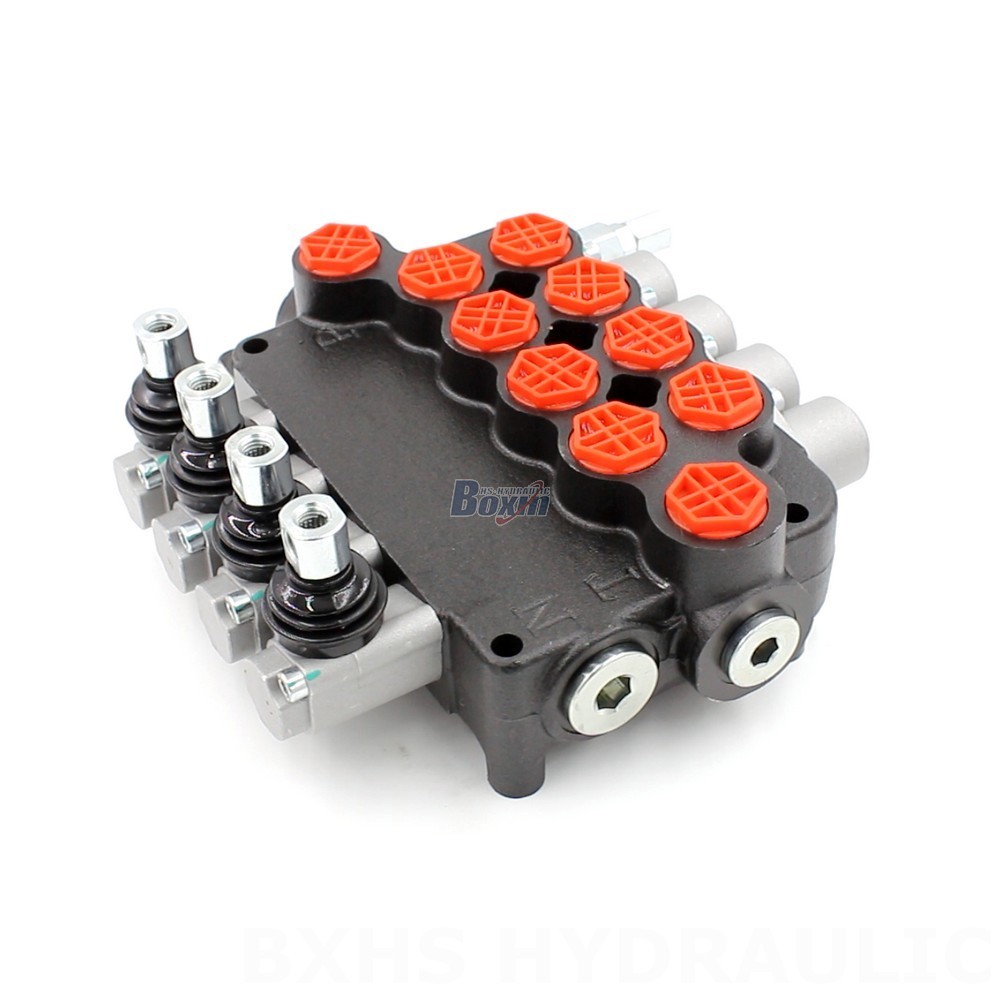 Monoblock Directional Valve 21.2 GPM 4 Spool Manual P80-G34-G12 – Manufacturing, OEM, Private Label, Custom & Wholesale Available