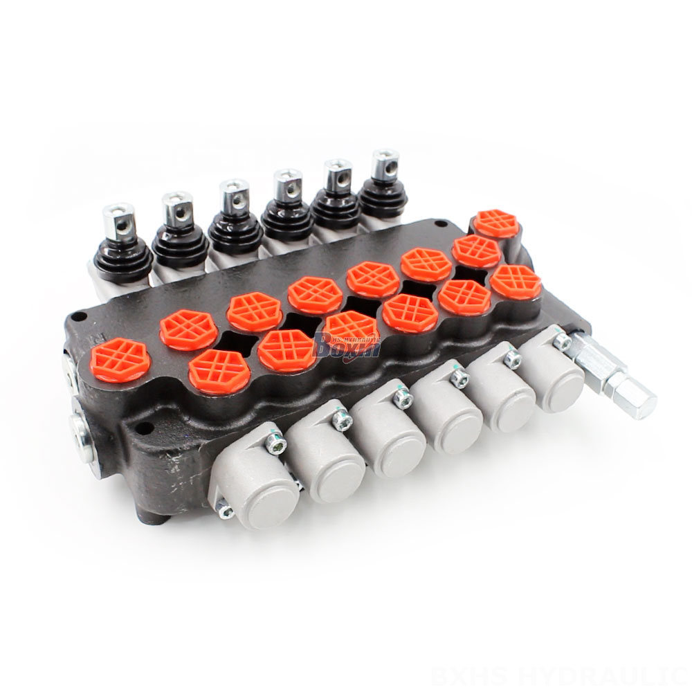 Válvulas hidráulicas BXHS: Válvula direccional manual de 6 piscinas y 21,2 GPM (P80-G34-OT) - Proveedor mundial