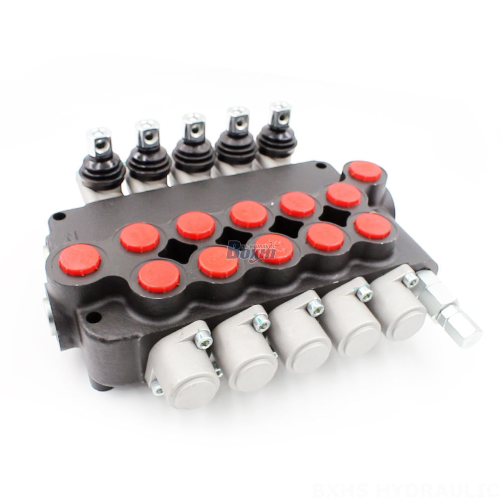 BXHS 21.2 GPM 5-Spool Manual Directional Valve (P80-U116-U78-OT) – Global Supplier