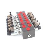 Custom Manufacturing & Supply: Sectional Directional Valve 15.8 GPM Solenoid 6 Spool DCV58 2
