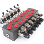 Custom Manufacturing & Supply: Sectional Directional Valve 15.8 GPM Solenoid 6 Spool DCV58 6