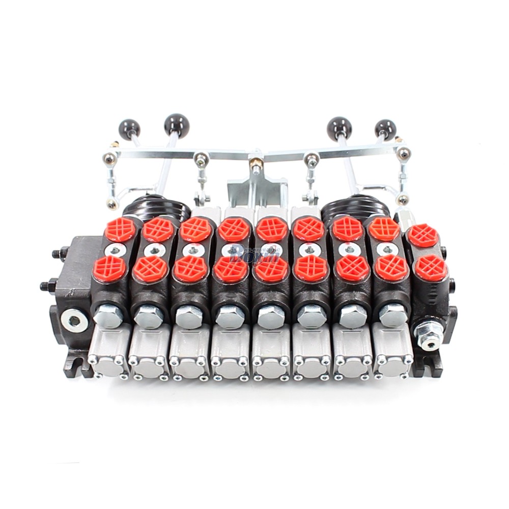 DCV60-PG2 Sectional Directional Valve – Manual & Joystick Control, 15.8 GPM, 8 Spool