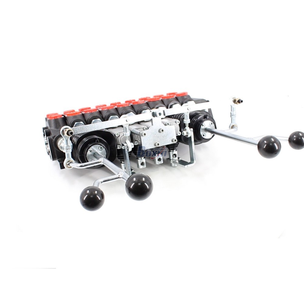 Hydraulic Sectional Control Valve (8 Spool) – Manual & Joystick Operation, 15.8 GPM