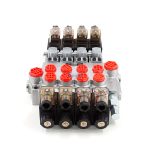 Monoblock Directional Valve 10.5 GPM Solenoid 4 Spool P40-DS – Hydraulic Manufacturer & OEM/ODM Supply 1