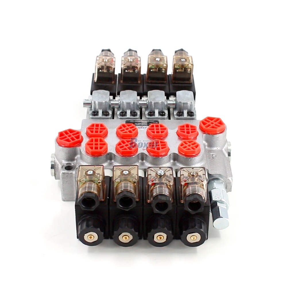 Monoblock Directional Valve 10.5 GPM Solenoid 4 Spool P40-DS – Hydraulic Manufacturer & OEM/ODM Supply