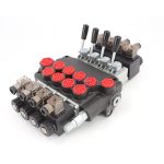 Industrial P40-S Solenoid Directional Control Valve – 10.5 GPM, 4 Spool Monoblock Design 1