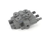 Fabricante mundial de válvulas de control hidráulicas manuales de dos carretes con un caudal de 26,5 GPM para venta al por mayor 2