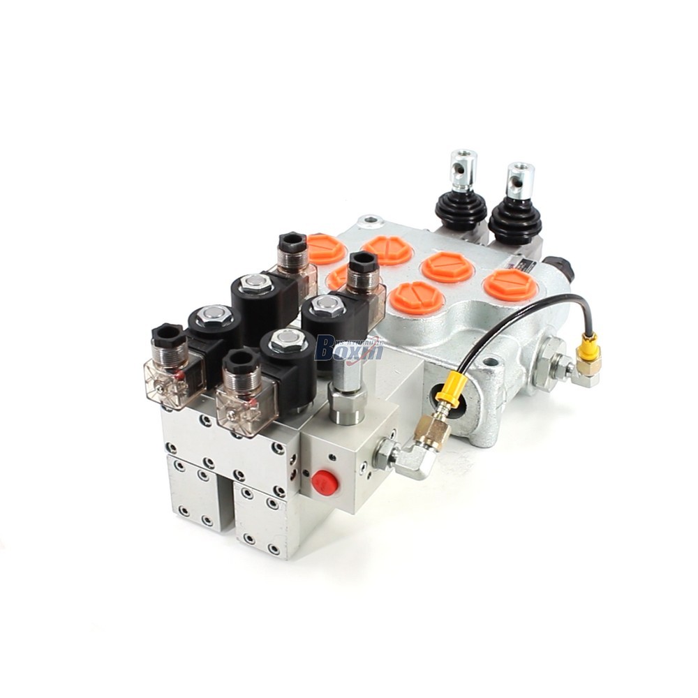 Válvulas hidráulicas monobloque (serie SD18, eléctrica de 2 carretes, 42,2 GPM) - Disponible para pedidos privados y al por mayor