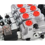 Hydraulic Sectional Directional Valve, Manual 3 Spool, 15.8 GPM Flow, Micro Switch Included 4