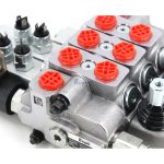Hydraulic Sectional Directional Valve, Manual 3 Spool, 15.8 GPM Flow, Micro Switch Included 5